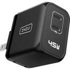 INIU 45W GaN Dual USB-C Fast Charger with Foldable Plug