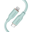 Image of product - PowerLine III Flow 6 Ft. USB-C to Lightning Cable for iPhone, iPad and iPod - Mint Green