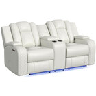 Elements Carlo Power Motion Loveseat with Power Headrest