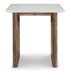 Signature Design by Ashley Isanti End Table - Light Brown/White
