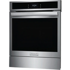 Frigidaire Gallery 24" Smart Single Electric Wall Oven in Black Stainless with Air Fry and AccuBake