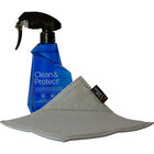 Austere V Series Clean 230ml Dual-Sided Anti-Bacterial Display Cleaner with Clean & Polish Cloth - Ammonia-Free