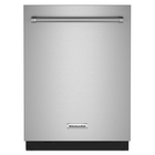KitchenAid 44 dBA Hidden Control Dishwasher in Stainless Steel with FreeFlex Third Rack
