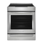KitchenAid 30" 4 Element Slide-In Convection Range with Air Fry - Stainless Steel