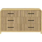 Elements Ridgemont 6-Drawer Dresser - Natural