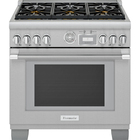 Thermador 5.7 Cu. Ft  36" Wide Pro Grand® Series Freestanding Duel Fuel Range