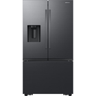 Samsung 31 CuFt 3-Door French Door Refrigerator in Black Matte with Four Types of Ice