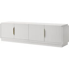 LILOLA HOME Palmer 70" 4-Door TV Stand - White