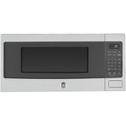 GE Profile 1.1 CuFt 800W Countertop Microwave in Stainless Steel