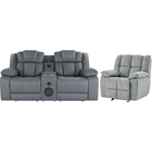 Global Furniture Ethan Power Reclining Loveseat with Britta Manual Recliner