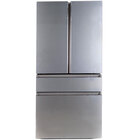 Cafe 23.2 Cu. Ft. Smart Counter-Depth 4-Door French-Door Refrigerator - Platinum Glass