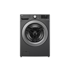 LG 5.0 CuFt Mega Capacity Front Load Middle Black Washer