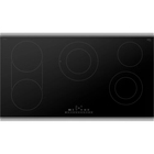 Bosch 800 Series 36" Smart 5-Element Electric Cooktop in Black with SpeedBoost® and Frame