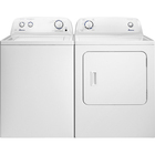 Amana 3.8 CuFt Electric Top Load Washer with 6.5 CuFt Electric Dryer in White