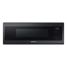 Samsung 1.1 CuFt Smart 1100-Watt SLIM Over-the-Range Microwave/400 CFM Hood Combination in Black Stainless