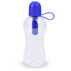 O2COOL 18.5 oz Classic Cobalt Filtered Water Bottle