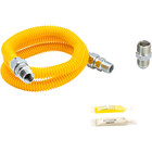 Smart Choice 4' x 5/8" Coated Flexible Gas Connector Kit