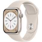 Image of product - Series 8 Watch 41mm SM/MD Starlight Aluminum Case with Starlight Sport Band - GPS Only (2022)