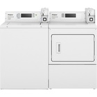 Whirlpool 3.3 CuFt Commercial Top Load Washer with 7.4 CuFt Commercial Front Load Electric Dryer in White