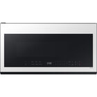 Samsung 2.1 CuFt Smart 1000W Over-the-Range Microwave in White Glass with Auto Connectivity & SmartThings Cooking