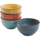Gibson 4-Piece Stoneware Cereal Bowls Set