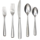 Cambridge Silversmiths 20 Piece Rachel Mirror Flatware Set for Four - Stainless Steel