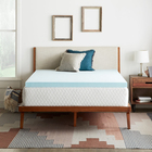 Malouf Rest Haven 3" Gel Infused Queen Memory Foam Mattress Topper