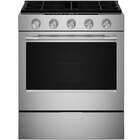 KitchenAid 5.0 Cu. Ft. Smart Slide-in Gas Range with Convection Cooking Modes