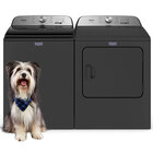 Maytag 4.7 Cu. Ft. Smart Pet Pro Top Load Washer with 7.4 Cu. Ft. Electric Dryer - Volcano Black