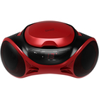 SuperSonic Portable AM/FM Radio CD Player - Red