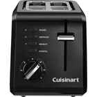 Cuisinart 2 Slice Compact Plastic Toaster - Black
