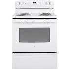 GE 5.0 CuFt Freestanding Electric Coil Range in White