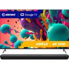 Element Electronics 70" 4K UHD HDR Frameless Google TV with Soundbar with Built-in Subwoofers and Alexa Built-in (Refurbished)
