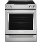 KitchenAid 30" 5-Element Electric Convection Slide-In Range with Baking Drawer