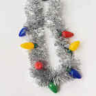 Christmas Elegance Light Up Christmas Tinsel Necklace