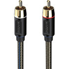 Austere V Series Audio Interconnect RCA Cable 2.0m Pure Gold Connectors, Soft-Touch High-Flex Cable