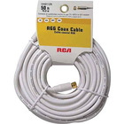 RCA 50-ft RG6 Coaxial Cable - White