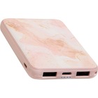 Helix 5,000 mAh Power Bank with Dual USB-A Ports - Pink