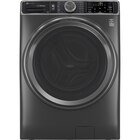 GE Profile 5.5 CuFt Smart Steam Sanitize Front Load Carbon Graphite Electric Washer with Adaptive SmartDispense™