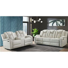 Elements Carlo Reclining Sofa & Loveseat — Oyster