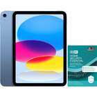 Apple 11'' iPad A16 chip 128GB With Wi-Fi - Blue with Home Security Essential 2025 for 1 User