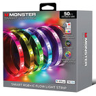 Monster Illuminessence 50 ft. Non-Smart, Infrared Remote Controlled RGB-IC Indoor LED Light Strip