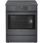 Bosch 800 Series 4.6 CuFt Slide-In Electric Range in Black Stainless Steel