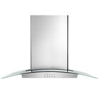 Whirlpool 36" 49 dBA Modern Glass Wall Mount Range Hood