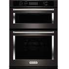 KitchenAid 30" Combination Wall Oven with EvenHeat™ True Convection - Black Stainless Steel