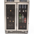 Avanti 19 Bottle/66 Can Capacity Dual-Zone Wine and Beverage Center - Stainless Steel