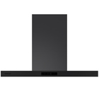 Samsung 30" 630 CFM Range Hood in Clean Deep Charcoal Panel/Black Stainless Steel Duct