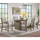 Elements Conner Dining Set with 6 Arm Chairs