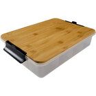 Farberware 8x13 Build-A-Board ™ Snacklebox with Locking Plastic Cutting Board Lid