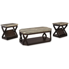 Signature Design by Ashley Radilyn Faux Marble Table Set